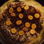 Pizza met Nutella en banaan. 