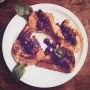 French toast at Charlie's Kitchen. Eating for Nepal. Charlie rocks! 
#debuik #rotterdam