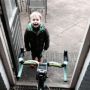 Enjoying the spectaculair views from the bike, me and my son are #totallyconnected ;-)