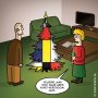 Volgend jaar nemen we weer een echte. #cartoon