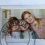 Postzegel. 
