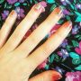 Who has The Most Awwwsome nails? (I do!) - while sitting in the train. bored.