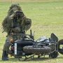 【下志津駐屯地創設62周年記念行事】斥候役の偵察用オートバイ 
