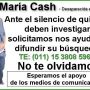 MARÍA CASH
TAMBIÉN DESAPARECIÓ
***************************************