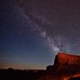 褐色の岩山から立ち昇る天の川 (2014/06/06) OLYMPUS OM-D＋Vixen POLARIE #ArizonaTour