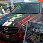 【第11回ひめたま痛車祭】イラストレーターのneco氏がデザイン提供をしたというクルマが赤絨毯の上に鎮座してた 描き込み細かいっすねｗ 