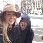 In the snow after @weday with @Lieseybiese. Cold. 