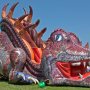 【厚木基地日米親善春まつり2016】GODZILLA的なふわふわ遊具 