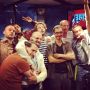 Knallende @Kern_Koppen op de Speelplaats! Maar eerst een knuffel... #3FM