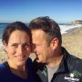 Having such a good time with my hubby ❤️#honeymoon #westcoast #california #roadtrip #running #beach #crystalcove #love #hubby #thomsabine