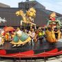 Bijzondere draaimolen bij #kunstenopstraat in Enschede. #wilminkplein