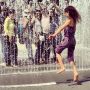 Fun with the fountain!