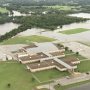 #APDAir1 looking at Smithville HS with Bastrop County Officials. #WhatTheHelicopter 