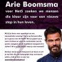 Deelnemers gezocht!
In de afgelopen 10 jaar maakte ik zo'n 30 programma's. Op de debat en interview series na, hadden al die programma's iets met elkaar gemeen; de deelnemers ervaren een obstakel in hun leven, en gaan dat proberen te overwinnen, zodat ze echt zichzelf kunnen zijn. Zo'n programma ga ik nu maken voor @net5nl en ik zoek deelnemers! Via de link in mijn bio vind je meer informatie.