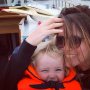 on a boat