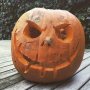 Kan niet wachten tot het donker is 😊 Tnx voor de pompoen en inspiratie #DisneyInspired @disneynl #jackskellington #pumpkincarving #pumpkin #halloween