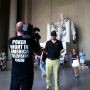 PIC: #PokerisPresidential!!  I'm doing @PokerNightTV promos in front of the Lincoln Memorial.  #GreatPresident