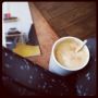 Warming myself up after a 20k run #running #cold #chilltime #coffee #sunday #coffeecompany