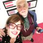 With one of my best fans :-) At @torchgallery during #kunstrai last week with my #relics