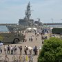 【艦艇公開 in 大洗2016】次はいよいよ艦艇公開の行われる港の方に向かいます 陸自の車輌もズラリｗ 