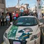 【大洗あんこう祭り】しかし狭い商店街の道路が展示エリアとあってクルマが日陰に入ってしまう事が多く撮影の条件としてはなかなか厳しかった もっと広い所でやって貰えると助かるのですがｗ