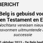 Mooi woord in een titel ve persbericht: gebuisd. #vlaams