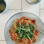 Powerrrr! Pasta met gember, tomaat, manchego, rucola en limoen. Straks om 17.15 (na de EHL) spelen we in het Wagnerstadion tegen Pinoké #totstraks #knallen