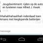 Mooie SMS van zus... #vroeger