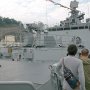 【FleetWeek 横須賀艦艇公開】脇の通路を通って後部デッキへ