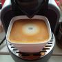 Oeps. Vergeten dat ik een espresso aan het maken was. Gelukkig was het reservoir leeg :)