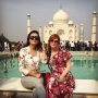 Yes. That's us. @TamanaAmiri and me. At one of the most beautiful places in the world. #TajMahal #India #justiceforfeda