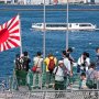 【横浜開港祭 護衛艦たかなみ一般公開】旭日旗は自衛隊の心(ｷﾘｯ 