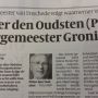 Ook in de gedrukte @volkskrant: Een vermomde Peter den Oudsten. ;) 
