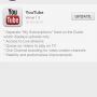 YouTube-app update. 