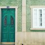 #Odeceixe, #Aljezur #Portugal #beautiful #littlevillage #door #window #green
