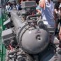 【横浜開港祭 護衛艦たかなみ一般公開】68式3連装短魚雷発射管 圧搾空気を用いて魚雷を射出する事を自衛官の方が説明してくれました 