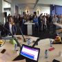 Fijne foto door @SocietyWorld: bij @BNR_ZZPCafe @fotyawards aan tafel met @leoblo @BartVeldkamp & @DianaMatroos