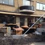 Prachtige houten tafels. #Abrazzo