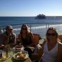 Lunch in Malibu today with my momma and my sis! 