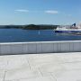Uitzicht vanaf dak opera Oslo