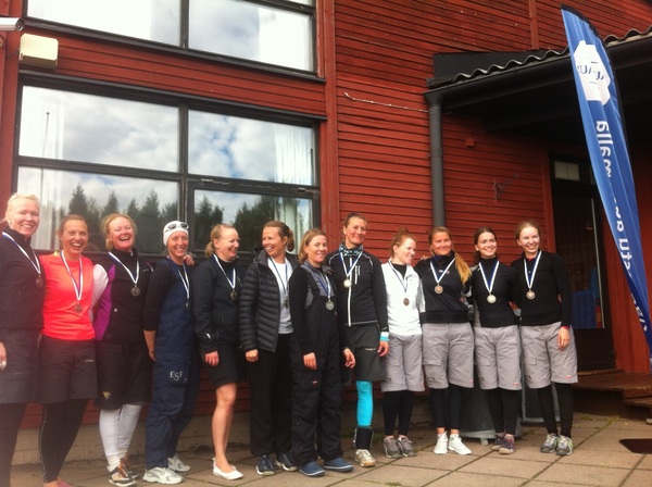 Medalists of Vauraus J80 Women's Finnish match racing campionship.