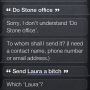 Siri en mijn Engelse uitspraak kunnen het nog niet echt lekker met elkaar vinden.