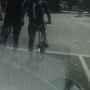 Full kit cycle wanker on a fold up commuter bike  @CM13taxi what's that all about .