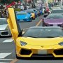 【蔵の街サマーフェスタ2017】ガルウィング全開のアヴェンタドール 空飛んでいきそうｗｗｗ 
