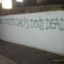 @HeadlongCabbie @paulthecab @MrMojo1966 
First seen in a wall outside the Spurs supporters club about 77
