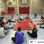 Nieuwjaar! Tijd om weer in beweging te komen. Vandaag is er weer @speelkwartier bootcamp en stoeitraining in het Huygens College! #sportensamenmetjekind #bootcamp #judo #vondelgym