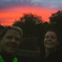 #sunrise run 🔴☀️🔴
#redskyinthemorning #running #followtheriver #rottelife