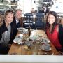 Yesterday at a glorious lunch spot in San Fran called The Plant, with me crewww...