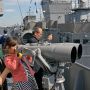 【FleetWeek 横浜艦艇公開】望遠鏡からは何が見えるんでしょう？