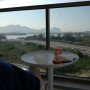 Olympic breakfast. The 'dining hall' is a bit more busy than our balcony... #TeamNL #RiodeJaneiro2016